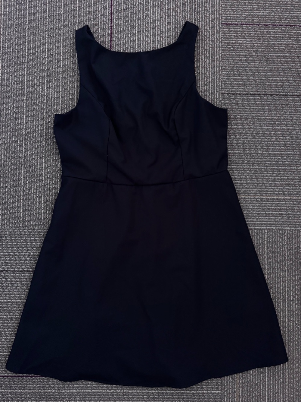 SHEIN Little Black Dress Sleeveless Fit & Flare With Belt